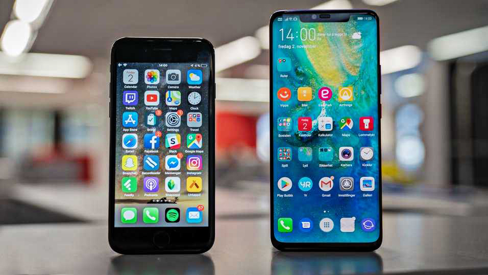 مقایسه android و iOS