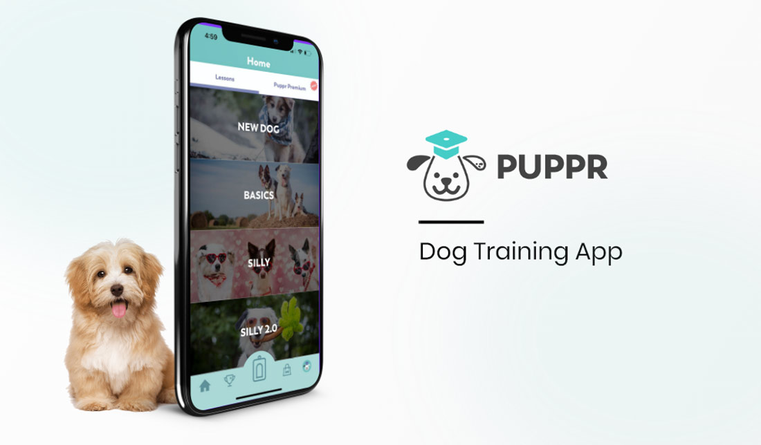 اپلیکیشن‌های مراقبت از حیوانات خانگی Puppr مخضوص سگ
