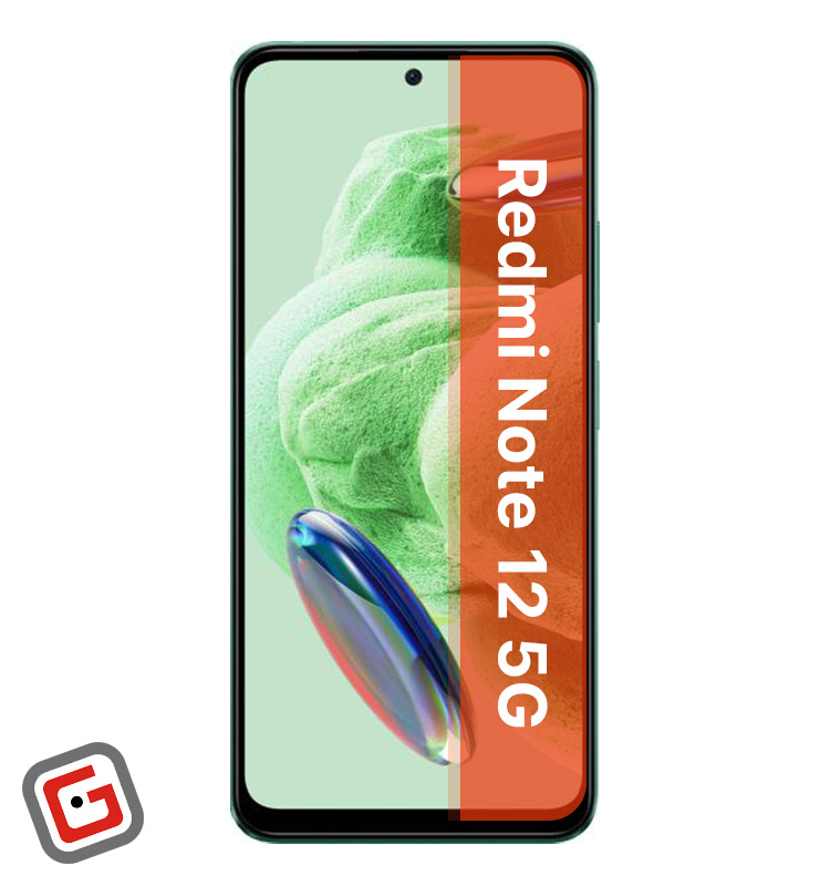 کاور گوشی موبایل شیائومی مدل Redmi Note 12 5G از نمای رو‌به‌رو