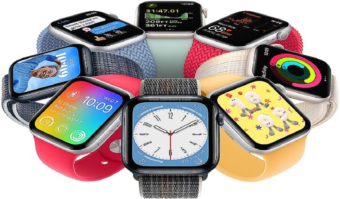 تصویر ساعت هوشمند اپل واچ SE (2022) در رنگ ها و بندهای مختلف
