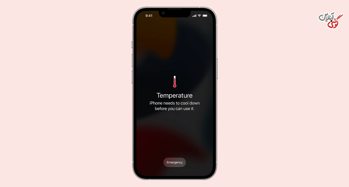 هشدار Temperature Warning آیفون
