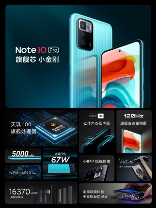 redmi note 10 pro 5g processor