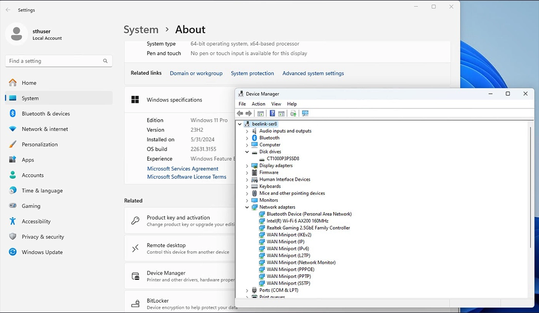 بخش Device Manager در ویندوز 11