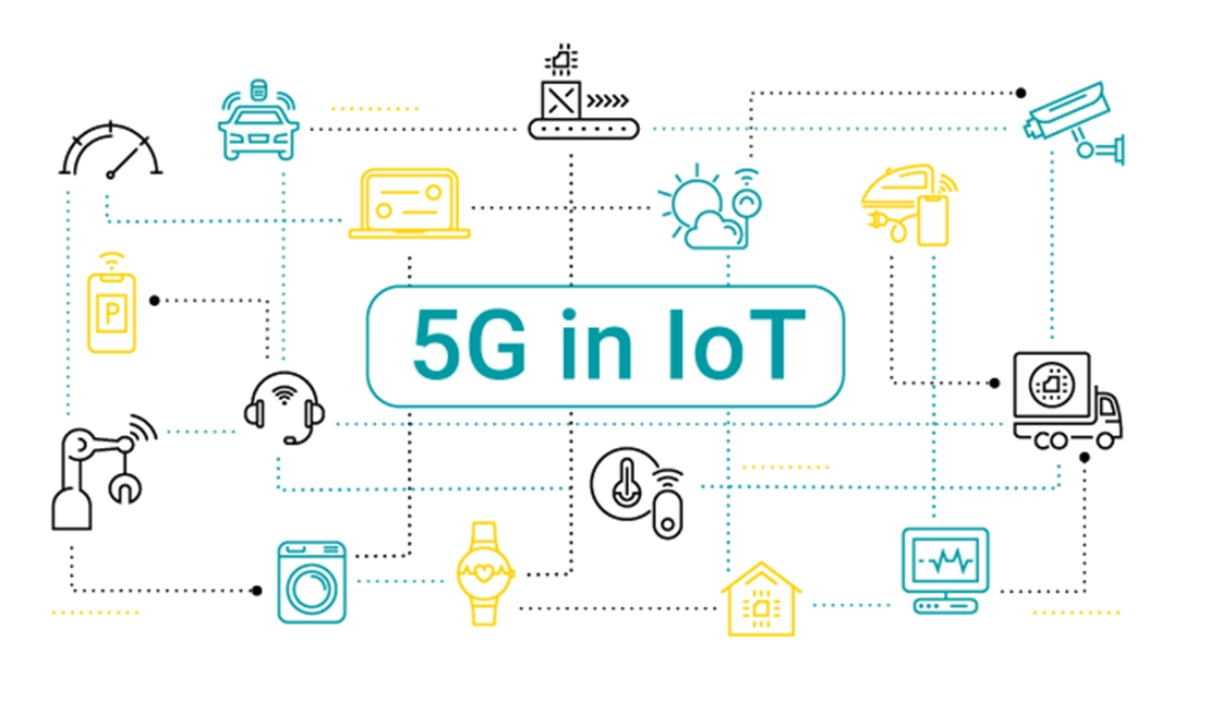 نمایش قابلیت‌های اینترنت 5g در بخش اینترنت اشیا