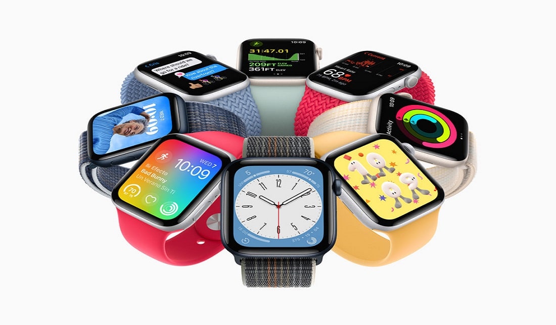 تصویر مدل های مختلف ساعت هوشمند اپل واچ سری 8