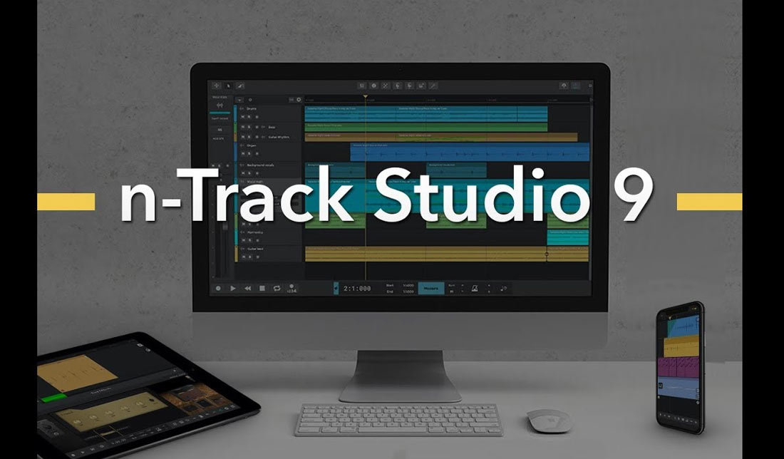 نرم افزار N-Track Studio در گوشی تبلت و سیستم خانگی