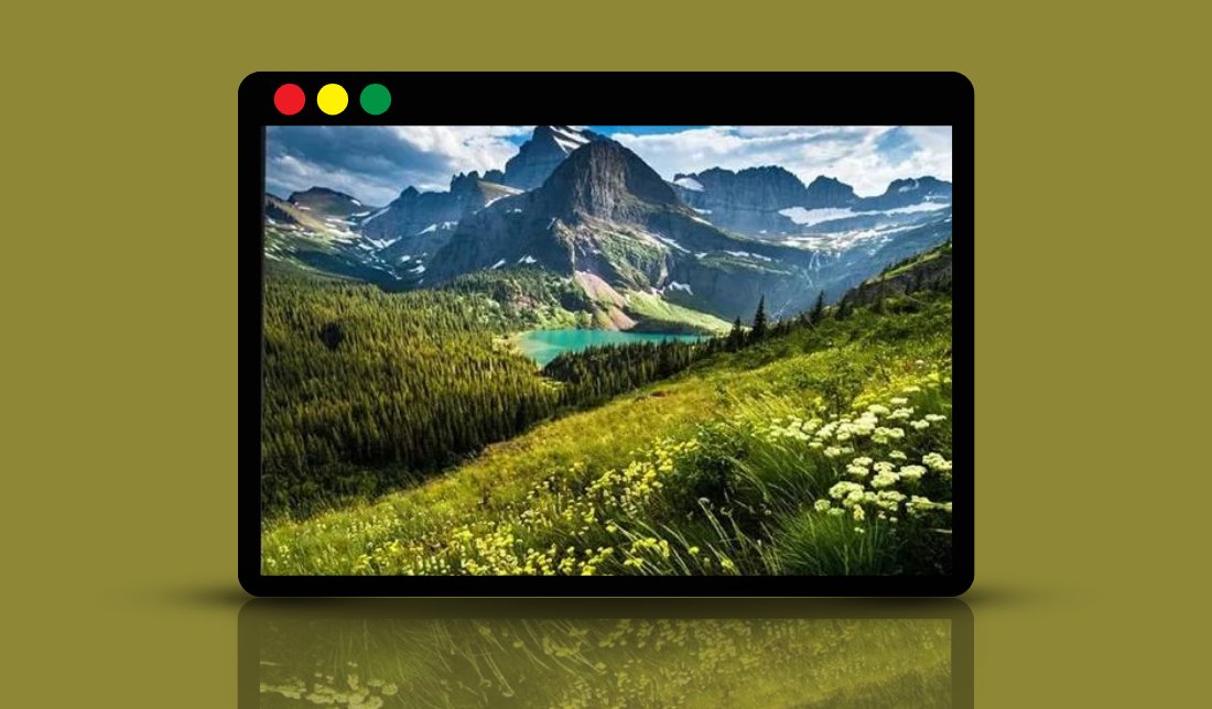 نمایش کیفیت تصویر منظره طبیعت با جزئیات در نمایشگر  IPS LCD