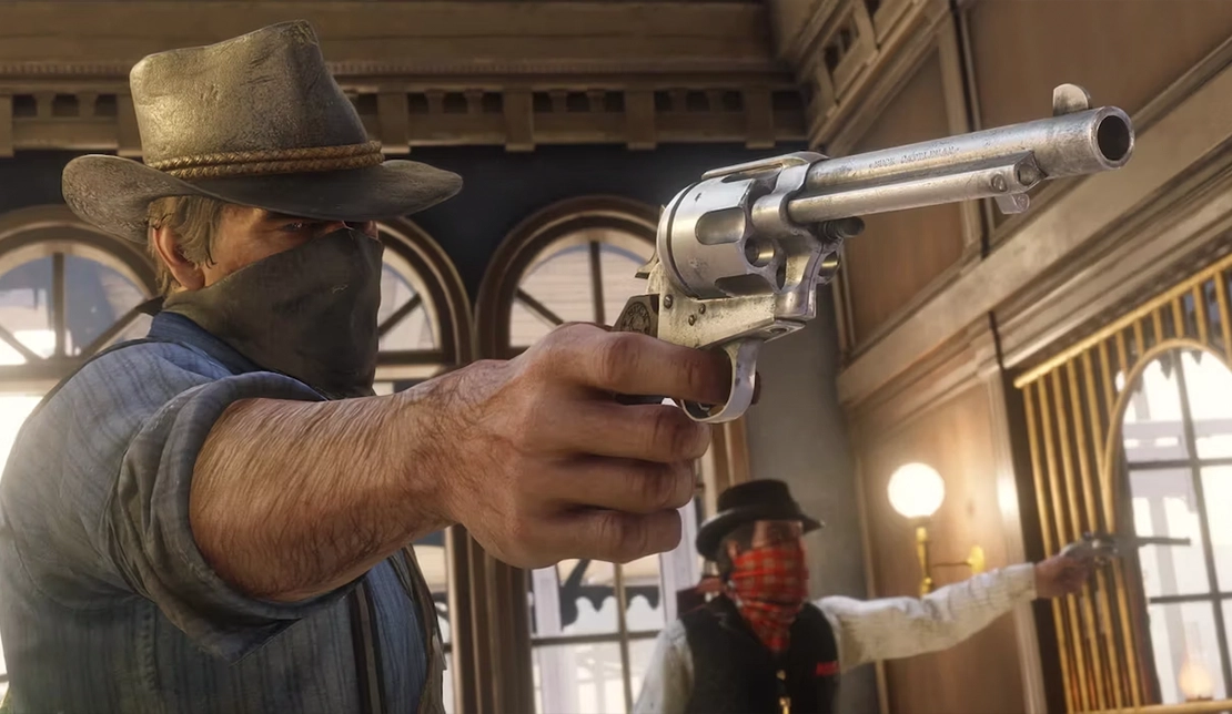 یک سکانس از بازی Red Dead Redemption 2