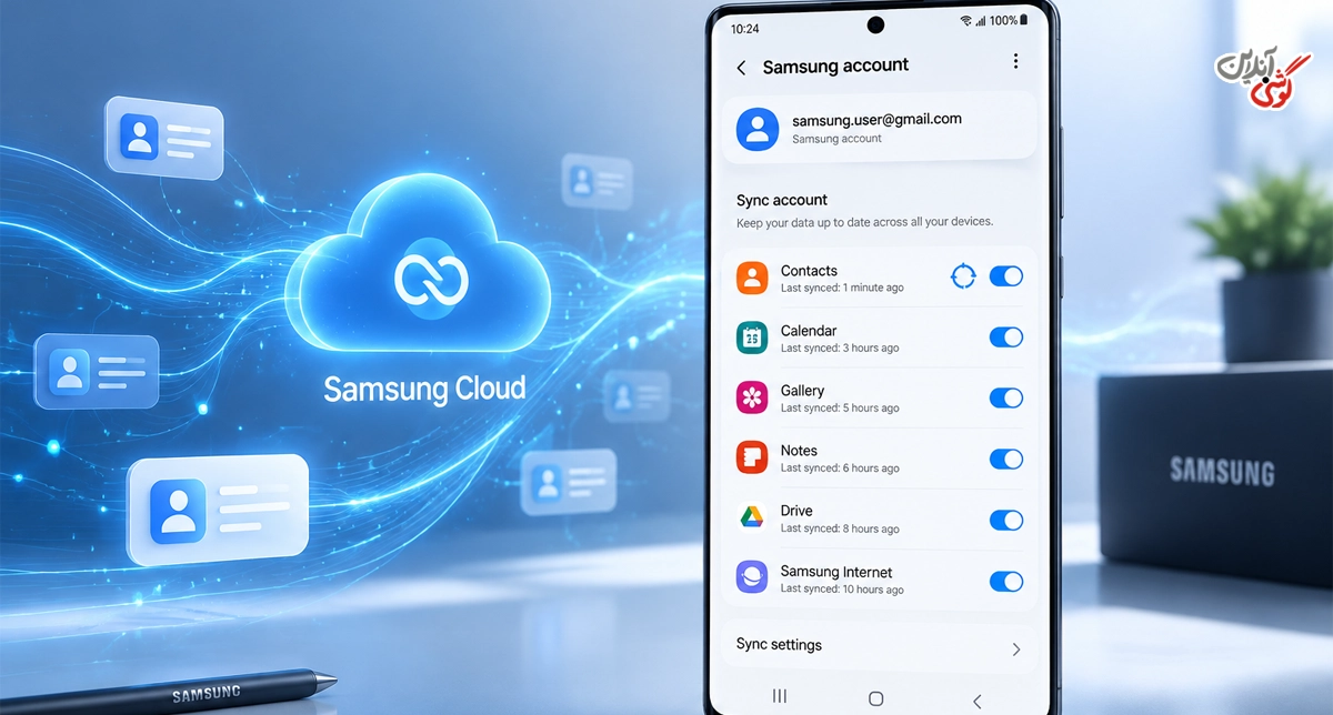 تصویری مرتبط با Sync account یا «همگام‌سازی حساب» در Samsung Account 