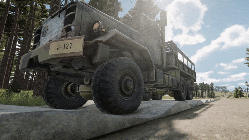 یک انیمیشن از بازی Euro Truck Simulator 2