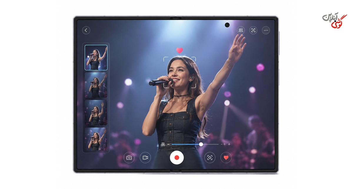 فیلمبرداری با گلکسی Z Fold8