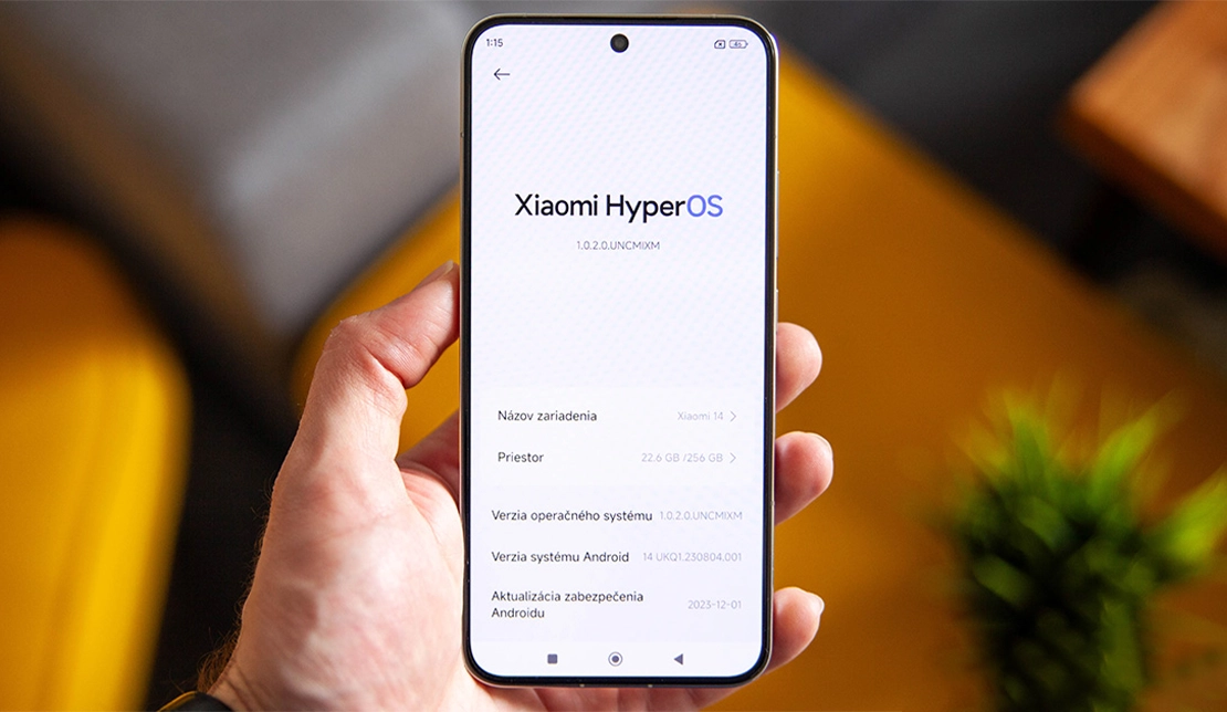 نمایش عملکرد HyperOS 1.5