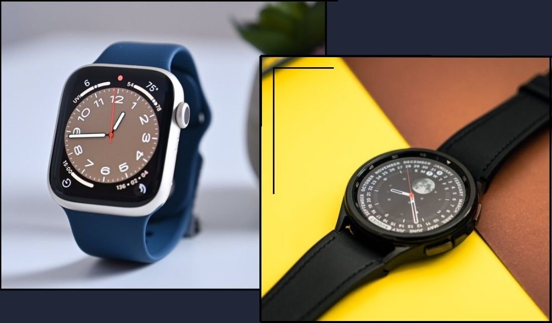 نمایش شکل ظاهری ساعت هوشمند اپل سری 8 و سامسونگ گلکسی 6 کلاسیک