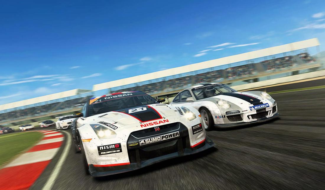 صحنه‌ای از بازی Real Racing 3