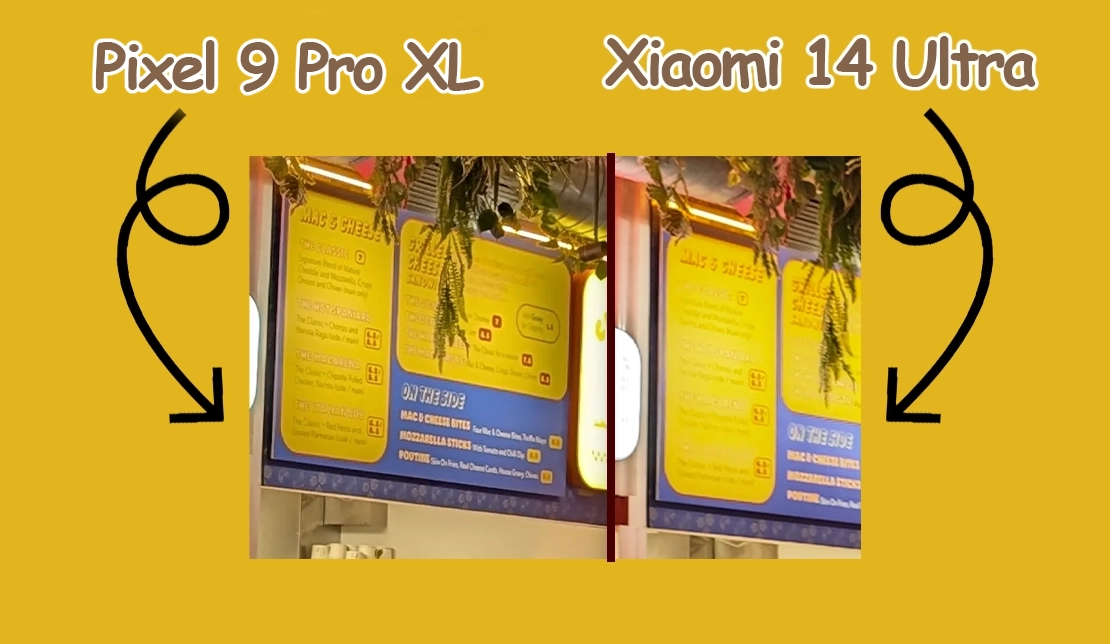 مقایسه دوربین گوشی شیائومی 14 اولترا و گوگل پیکسل 9 Pro XL 