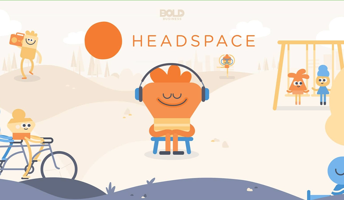 کاوری از برنامه افزایش تمرکز و مدیتیشن Headspace