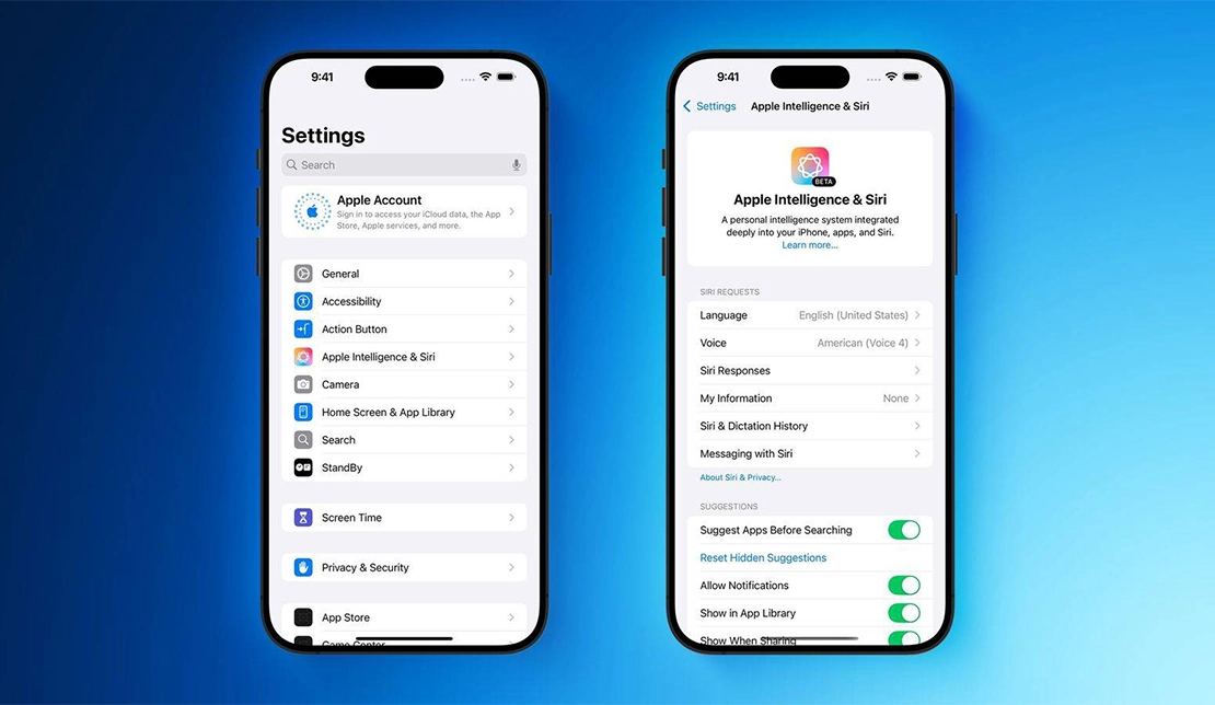 نمایش بخش تنظیمات در  سیستم‌عامل iOS18