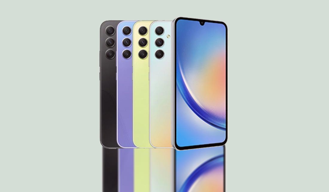 نمایش رنگبندی گوشی سامسونگ Galaxy A34 از نمای نزدیک