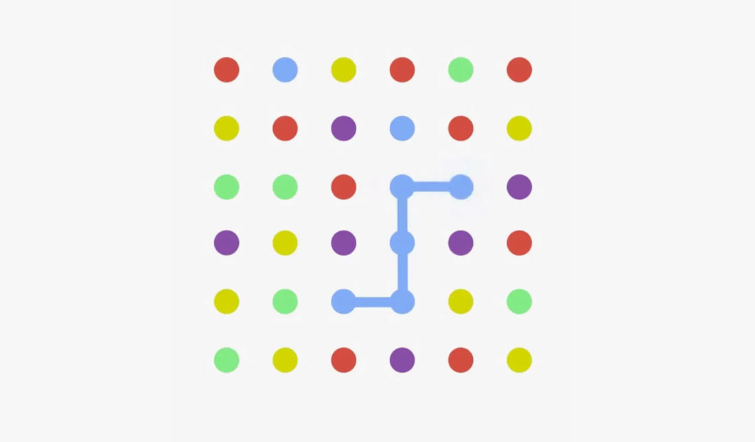 بازی فکری Two Dots وصل کردن نقطه ها به یکدیگر