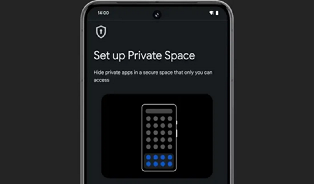 نمایش قابلیت Private space در اندروید