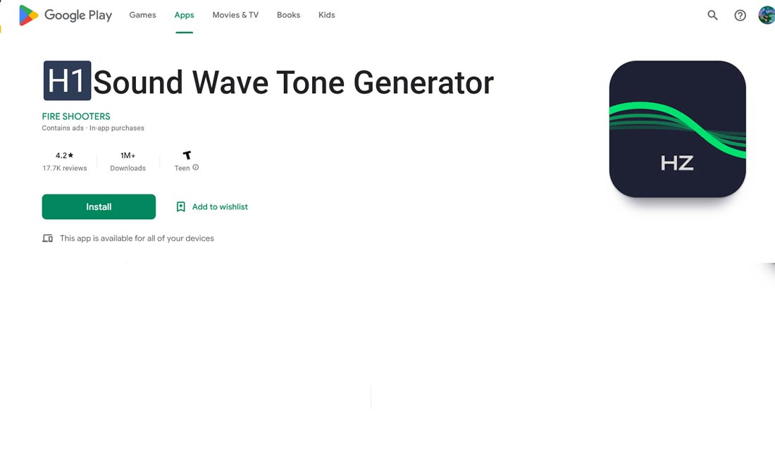 برنامه Sonic Sound Wave Generator