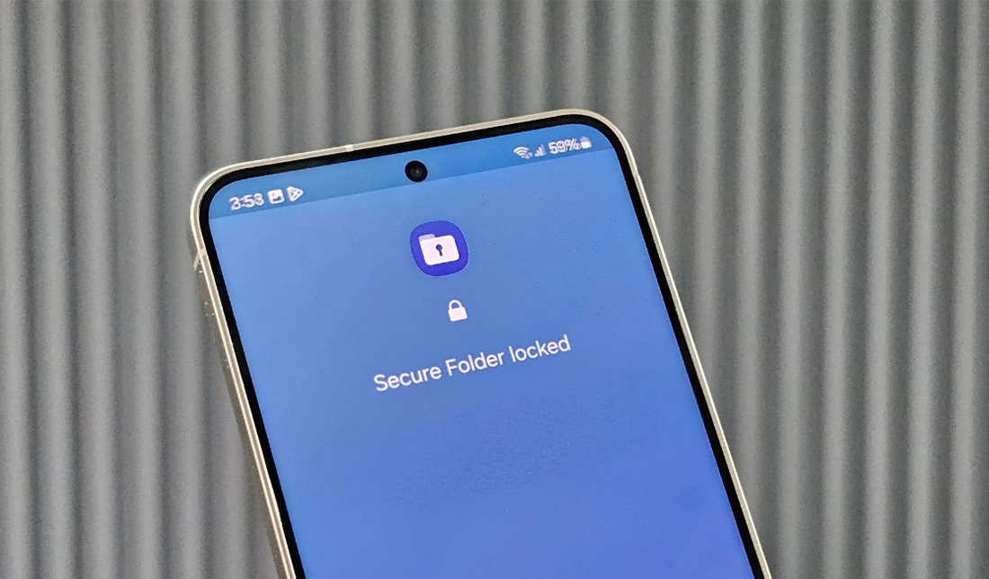 نمایش Secure Folder رو گوشی سامسونگ