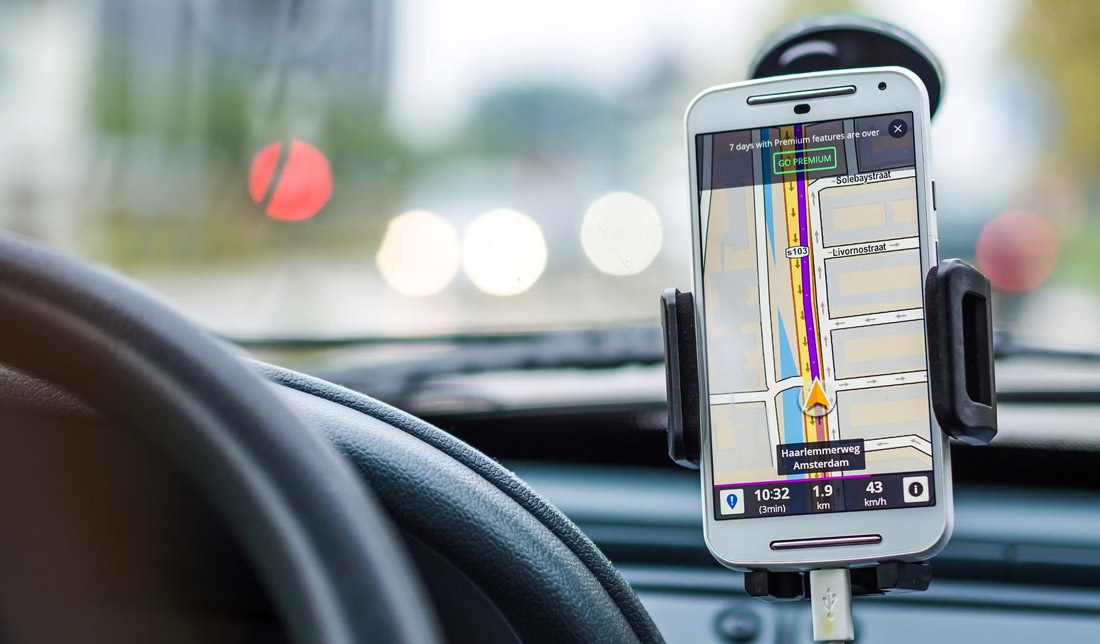 حسگر موقعیت‌یابی (GPS) در مسیریابی تلفن همراه