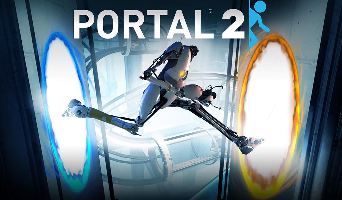 کاور اصلی بازی کامپیوتری Portal 2