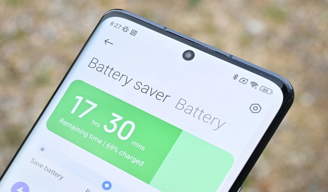 تصویر صفحه وضعیت شارژ باتری در نمایشگر گوشی Xiaomi 13T Pro