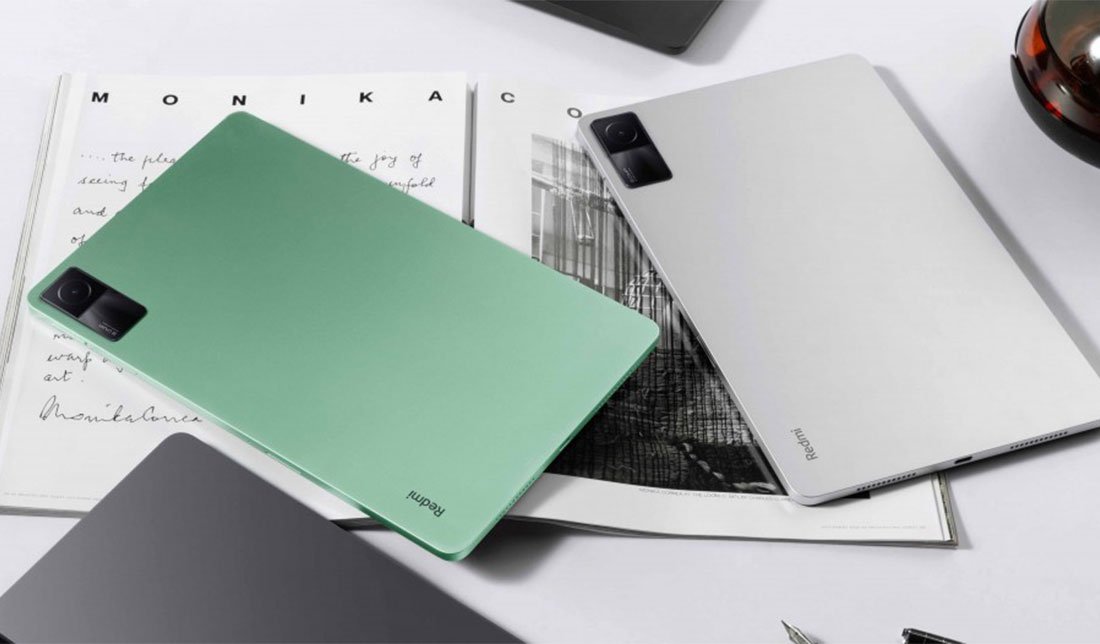 نمایش رنگبندی تبلت Xiaomi Redmi Pad از نمای پشت