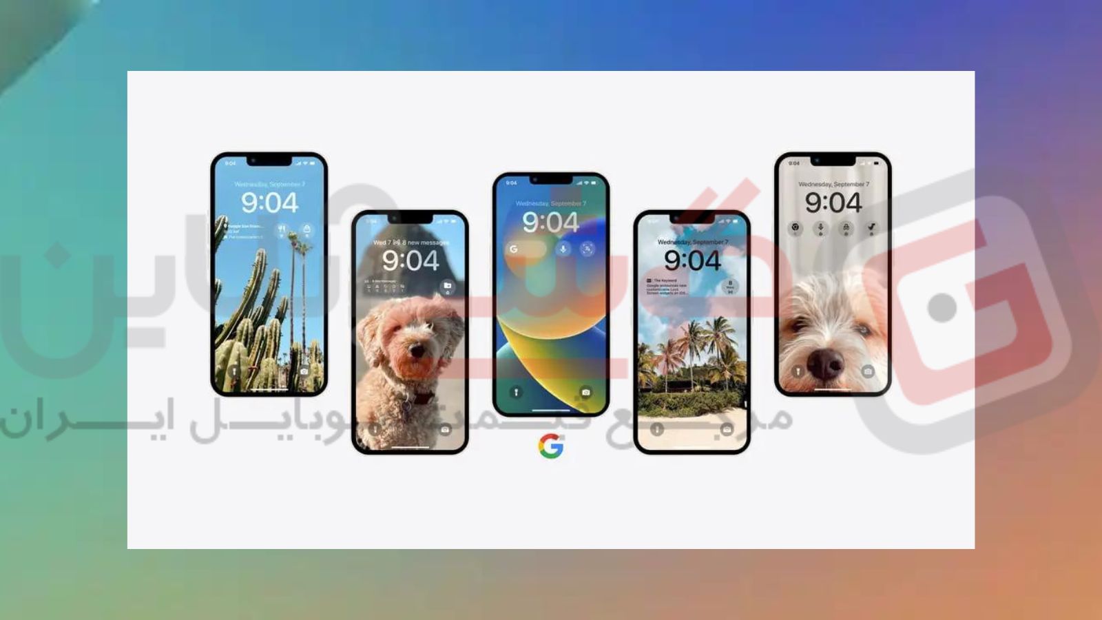 گوگل ویجت‌های جدیدی برای لاک‌ اسکرین گوشی‌ های آیفون در iOS 16 معرفی کرد