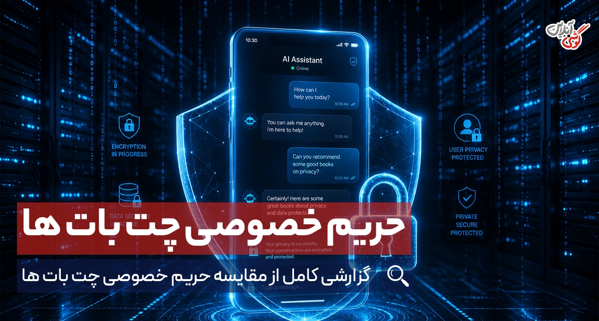 کدام چت‌بات بیشترین حریم خصوصی را حفظ می‌کند؟ مقایسه امنیت در هوش مصنوعی