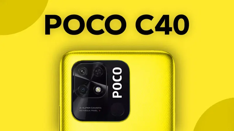 گوشی شیائومی پوکو C40 با تراشه ناشناخته به بازار عرضه می‌شود