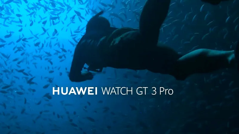 غواصی در عمق 30 متری دریا با هواوی واچ  GT 3 Pro