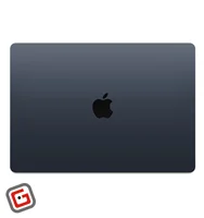 لپ‌تاپ MacBook Air M2 2023 رنگ میدنایت در حالت بسته از زاویه بالا