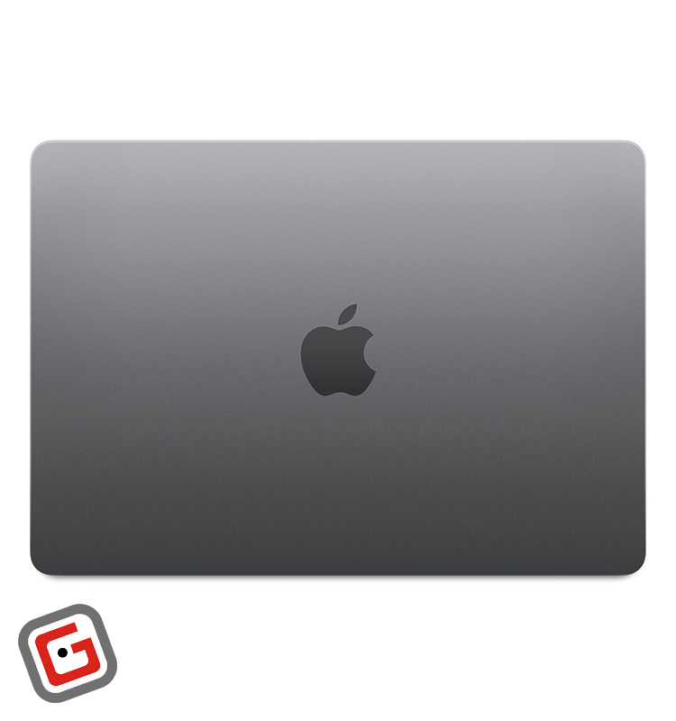 لپ تاپ 13.6 اینچی اپل مدل MacBook Air MRXN3 2024 از نمای بالا به صورت بسته