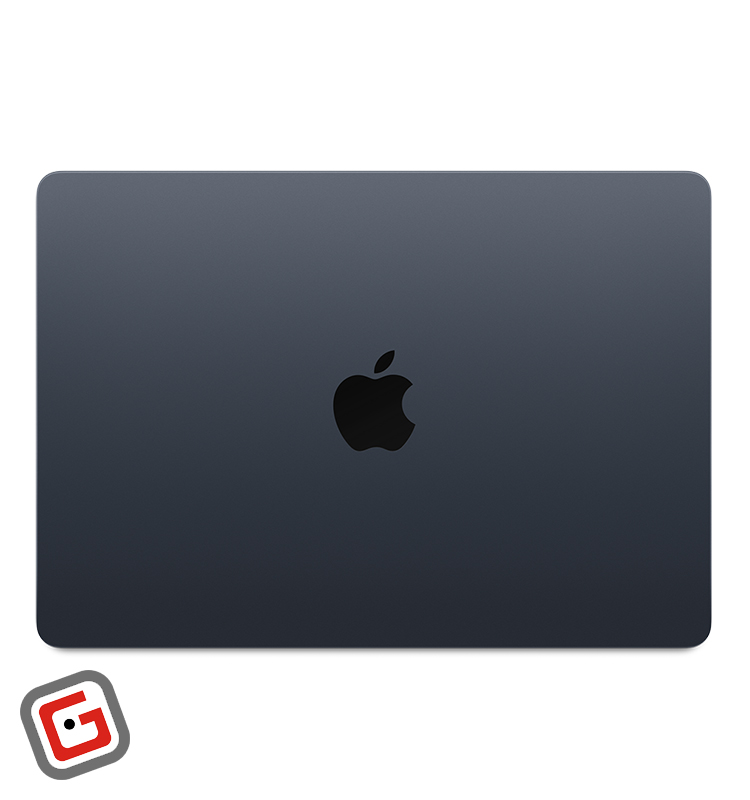 لپ تاپ 13.6 اینچی اپل مدل MacBook Air MRXV3 2024 از نمای بالا به صورت بسته
