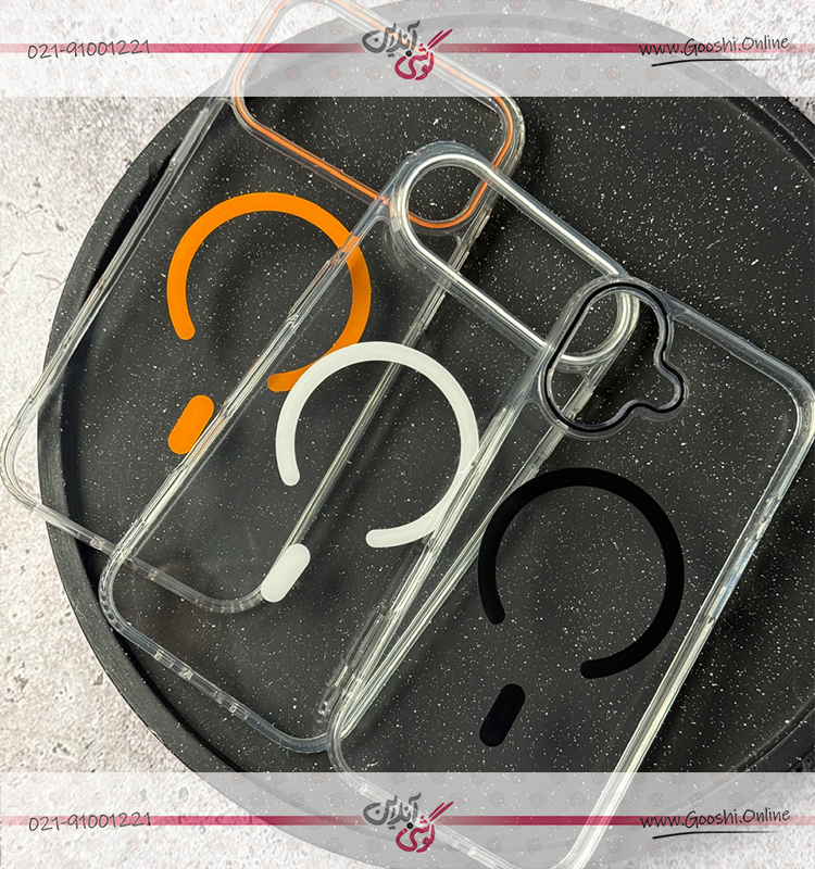 قاب شفاف با Magsafe سری 17 (کدC2239)