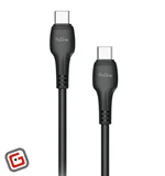 کابل شارژ 60 واتی Type-C پرووان مدل PCC116 به طول 1 متر