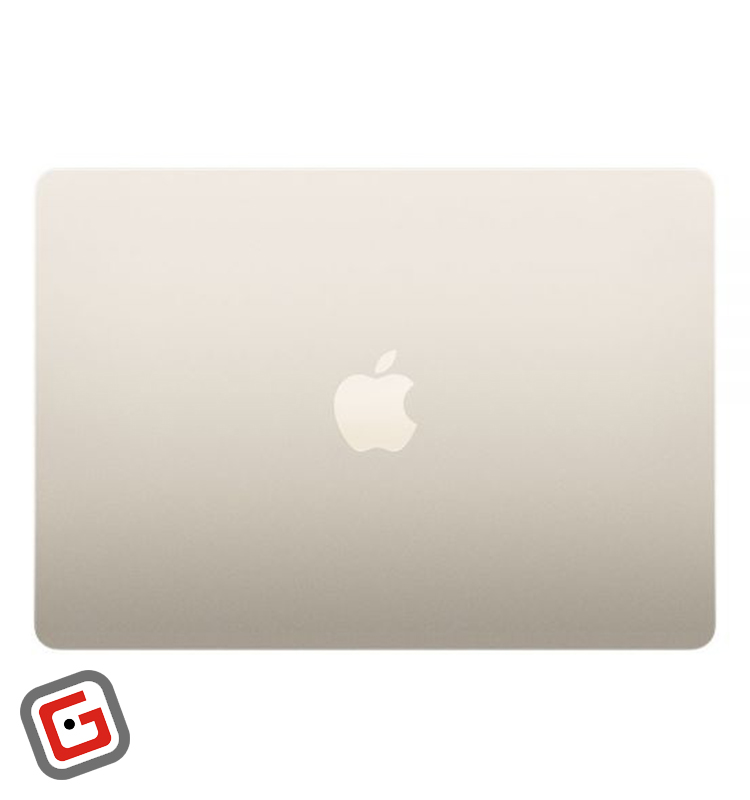 لپ تاپ 13.6 اینچی اپل مدل MacBook Air MRXU3 2024 از نمای بالا به صورت بسته