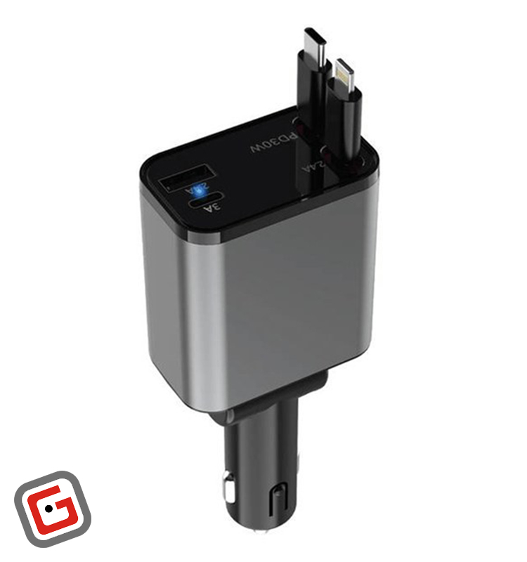 شارژر فندکی 50 وات گرین لاین مدل GNRCC50WBK