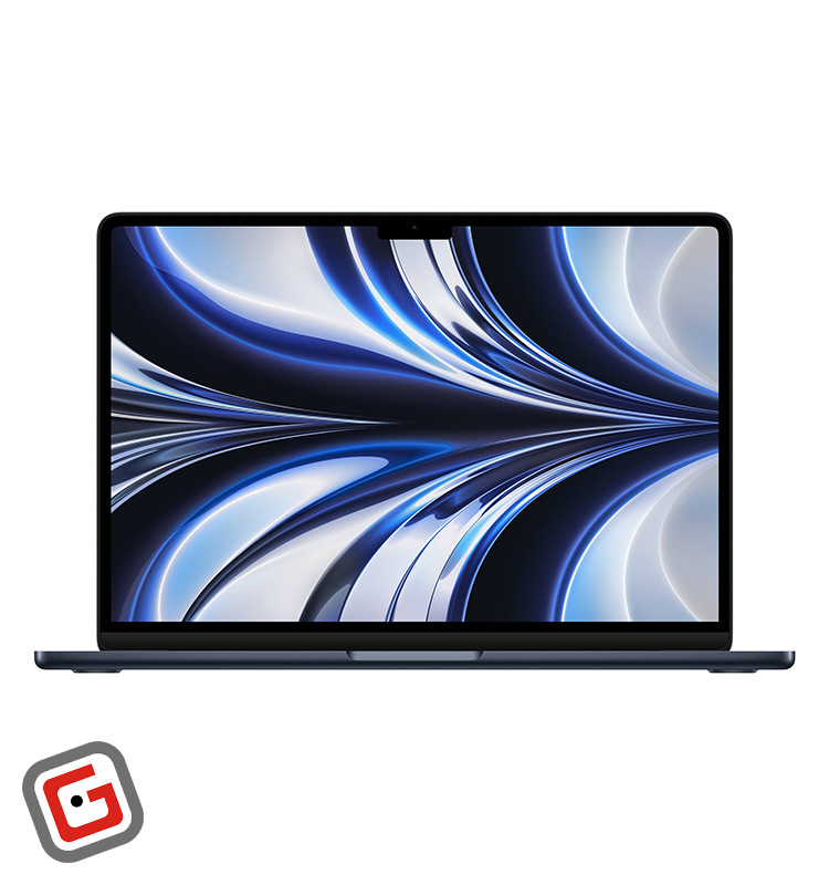 لپ تاپ 13.6 اینچی اپل مدل MacBook Air MLY43 2022 از نمای جلو