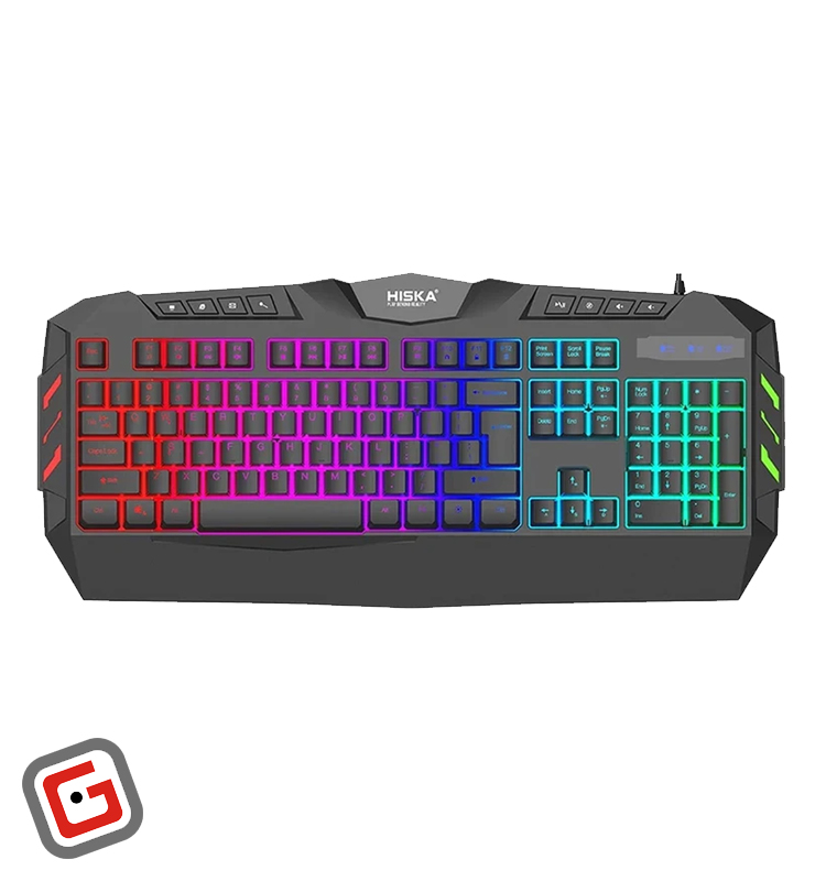 کیبورد گیمینگ هیسکا مدل HX-KEG400