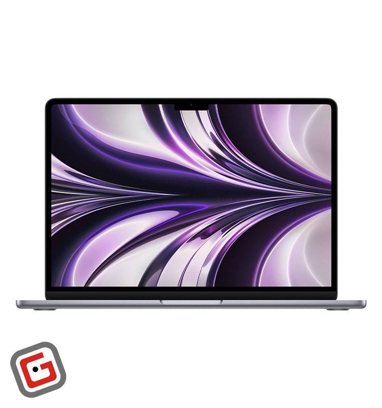 لپ تاپ 13.6 اینچی اپل مدل MacBook Air MLXW3 2022 از نمای جلو