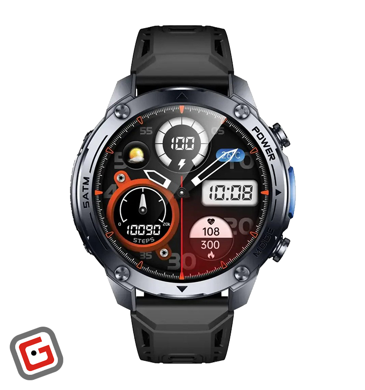 ساعت هوشمند گرین لاین مدل Vision GPS GNVSNGPSWBK