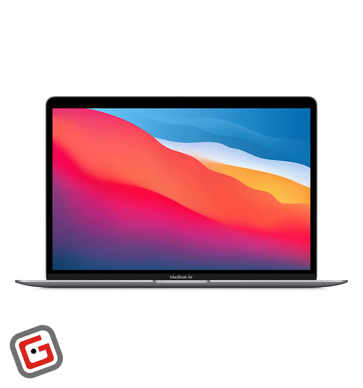 لپ تاپ 13.3 اینچی اپل مدل MacBook Air MGN63 2020 از نمای روبه‌رو