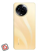گوشی موبایل ریلمی مدل 5G 11 از نمای پشت در رنگ طلایی