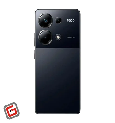 گوشی موبایل شیائومی مدل پوکو M6 Pro 4G مشکی از نمای پشت