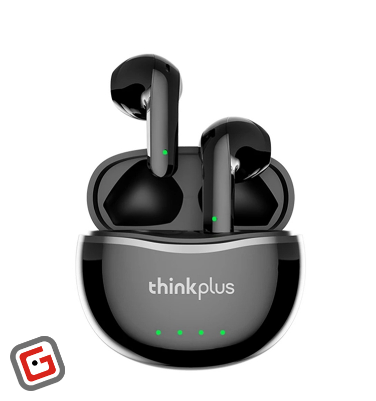 کیس شارژ و ایربادهای لنوو thinkplus Live Pods X16 رنگ مشکی