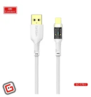 کابل تبدیل 3 آمپر USB به لایتنینگ ارلدام مدل EC-179i به طول 1 متر